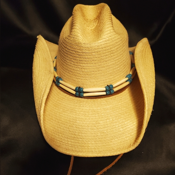 Accessories Sunbody Palmleaf Cowgirl Hat Junior Straw Hat Included Poshmark